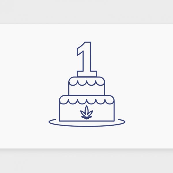 כאנביס חוגגת שנה ורצינו לשתף אתכם בכמה מספרים