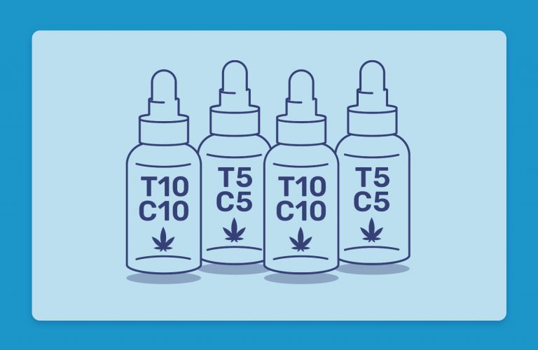 קנאביס מאוזן: שמני קנאביס רפואי מאוזנים בקטגוריות T10/C10 ו-T5/C5