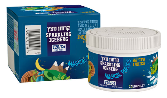 אריזה קרחון נוצץ