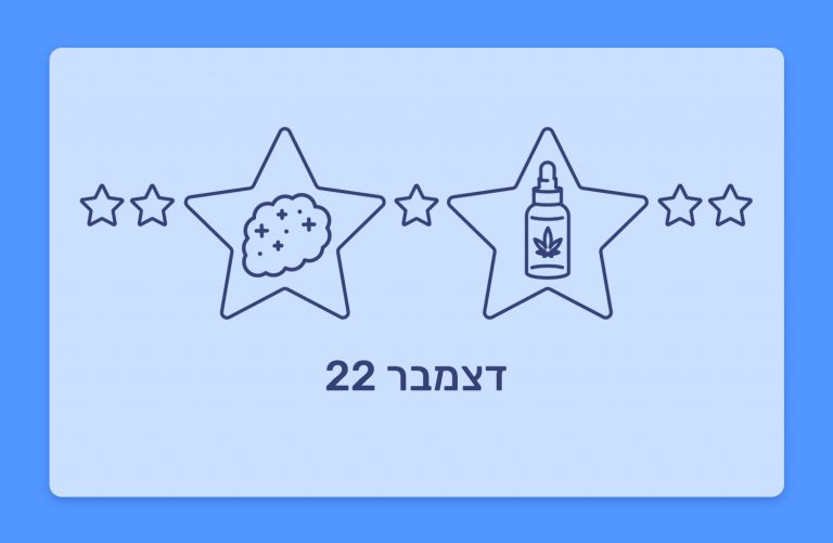 דירוג קנאביס רפואי חודש דצמבר 22, זנים ושמני קנאביס מובילים מהחודש האחרון