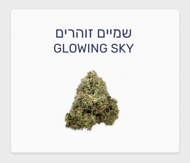 סקירת זן שמיים זוהרים Glowing Sky – תפרחת קנאביס בסדרת מג'יקל פלייסס, בזלת