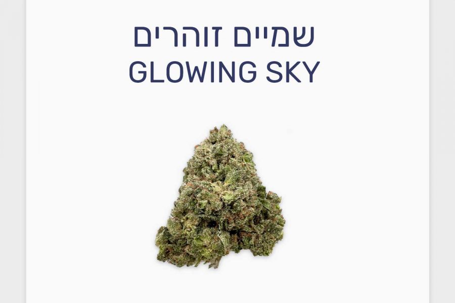 סקירת זן שמיים זוהרים Glowing Sky – תפרחת קנאביס בסדרת מג'יקל פלייסס, בזלת